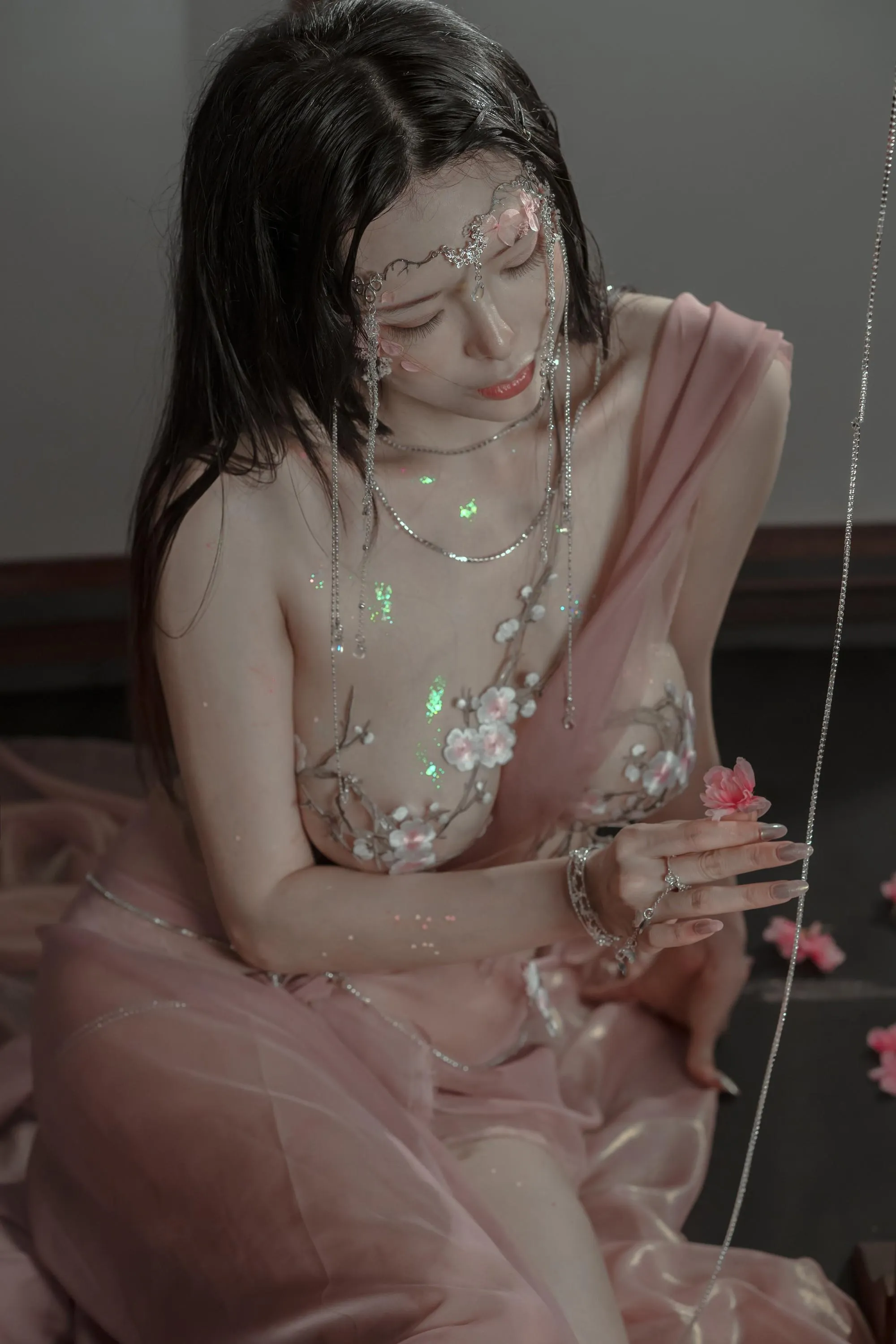 秋和柯基 – NO.061 粉 桃花神 [34P]插图1